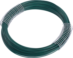 Проволока обвязочная стальная в ПВХ оболочке 1,4 мм моток 20 м 430 г