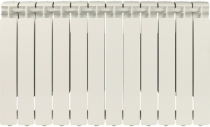 Радиатор секционный алюминиевый STOUT Bravo 500 боковое подключение 12 секций