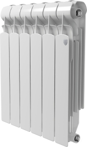Радиатор биметаллический Royal Thermo BiLiner боковое подключение Alum 6 секций