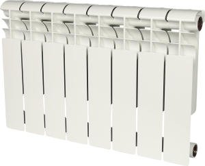 Радиатор биметаллический ROMMER Profi 350 боковое подключение 8 секций