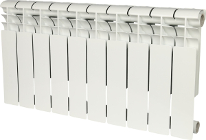 Радиатор биметаллический ROMMER Profi 350 боковое подключение 10 секций
