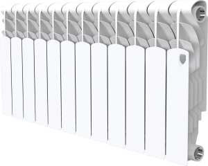 Радиатор биметаллический Royal Thermo Revolution 350 12 секций белый