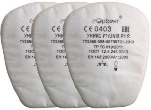 Предфильтр противоаэрозольный UNIX P2