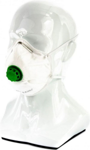 Фильтрующая маска полумаска Сибртех FFP2 с клапаном выдоха