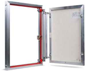 Люк ревизионный 500х700 мм под плитку алюминевый Евроформат ЕТР