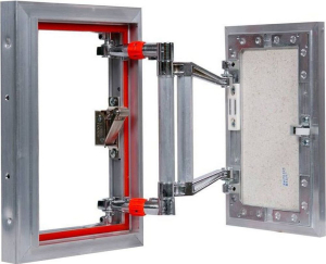 Люк ревизионный 200х300 мм под плитку алюминиевый Практика