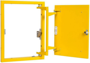 Люк ревизионный 300х400 мм под плитку стальной Практика