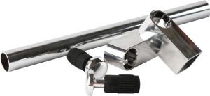 Комплект рейлинга Lemax Модерн прямой хром 16 мм 60 см