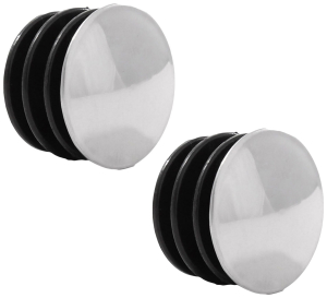 Заглушка рейлинга Larvij хром 25 мм 2 шт