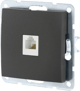 Розетка информационная CROSSLINK LK60 866108 черный бархат 