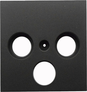 Накладка LK Studio LK60 TV+FM+SAT 1 пост черный