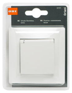 Розетка Oriani 401813 СП 1 постовая с заземлением