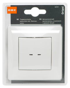 Выключатель Orianiс СП 1- c индикацией c рамкой 401811