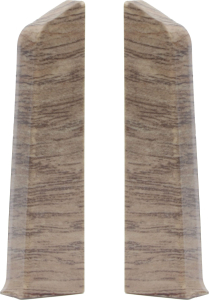 Заглушка напольного плинтуса WINART QUADRO элит 80 мм 2 шт