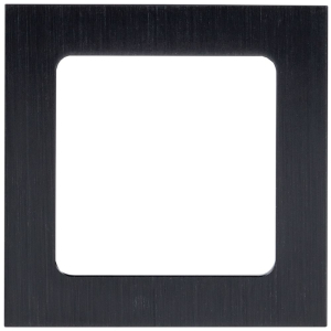 Рамка EKF Стокгольм 1-местная металлическая черная