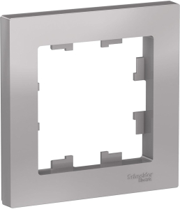 Рамка Schneider Electric AtlasDesign 1 пост алюминий