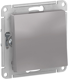 Переключатель Schneider Electric AtlasDesign 1-клавишный алюминий