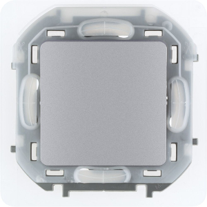 Переключатель одноклавишний IP44 LEGRAND INSPIRIA Алюминий