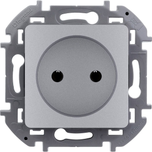 Розетка 2К LEGRAND INSPIRIA Алюминий