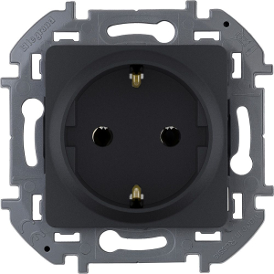 Розетка 2К+З LEGRAND INSPIRIA Антрацит