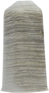 Наружный угол напольного плинтуса WINART QUADRO альпака 80 мм 2 шт