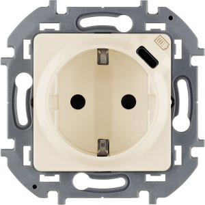 Розетка Legrand Inspiria 673771 слоновая кость