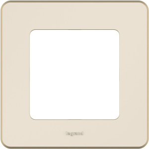 Рамка Legrand Inspiria 1 пост слоновая кость