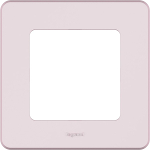 Рамка Legrand Inspiria 1 пост розовый