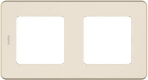 Рамка Legrand Inspiria 2 поста слоновая кость