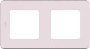 Рамка Legrand Inspiria 2 поста розовый