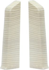 Заглушка напольного плинтуса WINART QUADRO амаро 80 мм 2 шт