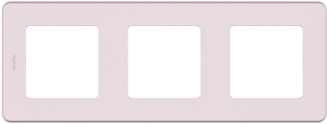 Рамка Legrand Inspiria 3 поста розовый