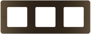 Рамка 3 поста LEGRAND INSPIRIA бронза