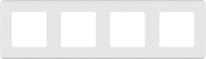 Рамка Legrand Inspiria 4 поста белый