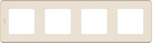 Рамка Legrand Inspiria 4 поста слоновая кость
