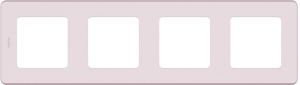 Рамка 4 поста LEGRAND INSPIRIA розовый