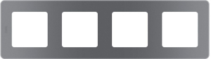 Рамка 4 поста LEGRAND INSPIRIA дымчатый