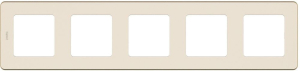 Рамка Legrand Inspiria 5 постов слоновая кость