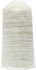 Наружный угол напольного плинтуса WINART QUADRO льняной 80 мм 2 шт