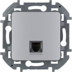 Телефонная розетка RJ11 LEGRAND INSPIRIA Алюминий