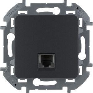 Телефонная розетка RJ11 LEGRAND INSPIRIA Антрацит