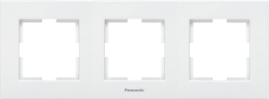 Рамка Panasonic Karre Plus 3 поста белый