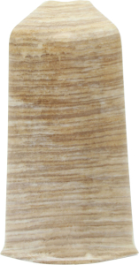 Наружный угол напольного плинтуса WINART QUADRO дуб летний 80 мм 2 шт