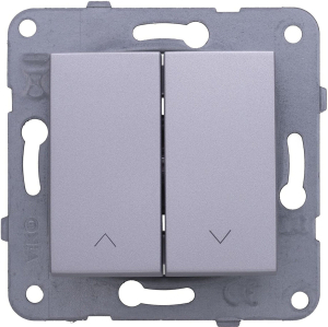 Переключатель Panasonic Karre Plus WKTT00112SL-RU 2 клавиши серебро