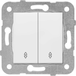 Переключатель Panasonic Karre Plus WKTT00112WH-RU 2 клавиши белый