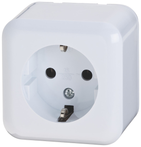 Розетка OBI 391037 белая