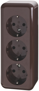 Розетка OBI 391049 коричневая