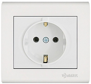 Розетка Makel Manolya 41001028 белая