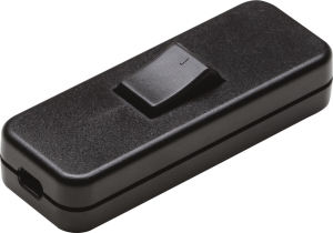 Выключатель OBI 540186 проходной черный