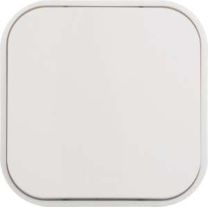 Переключатель Legrand Quteo на 2 направления одноклавишный IP 20 белый